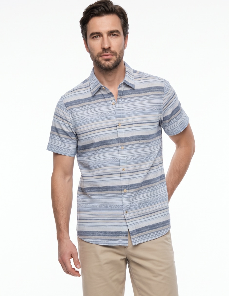 Camisa casual manga corta para hombre Camisa casual manga corta para hombre