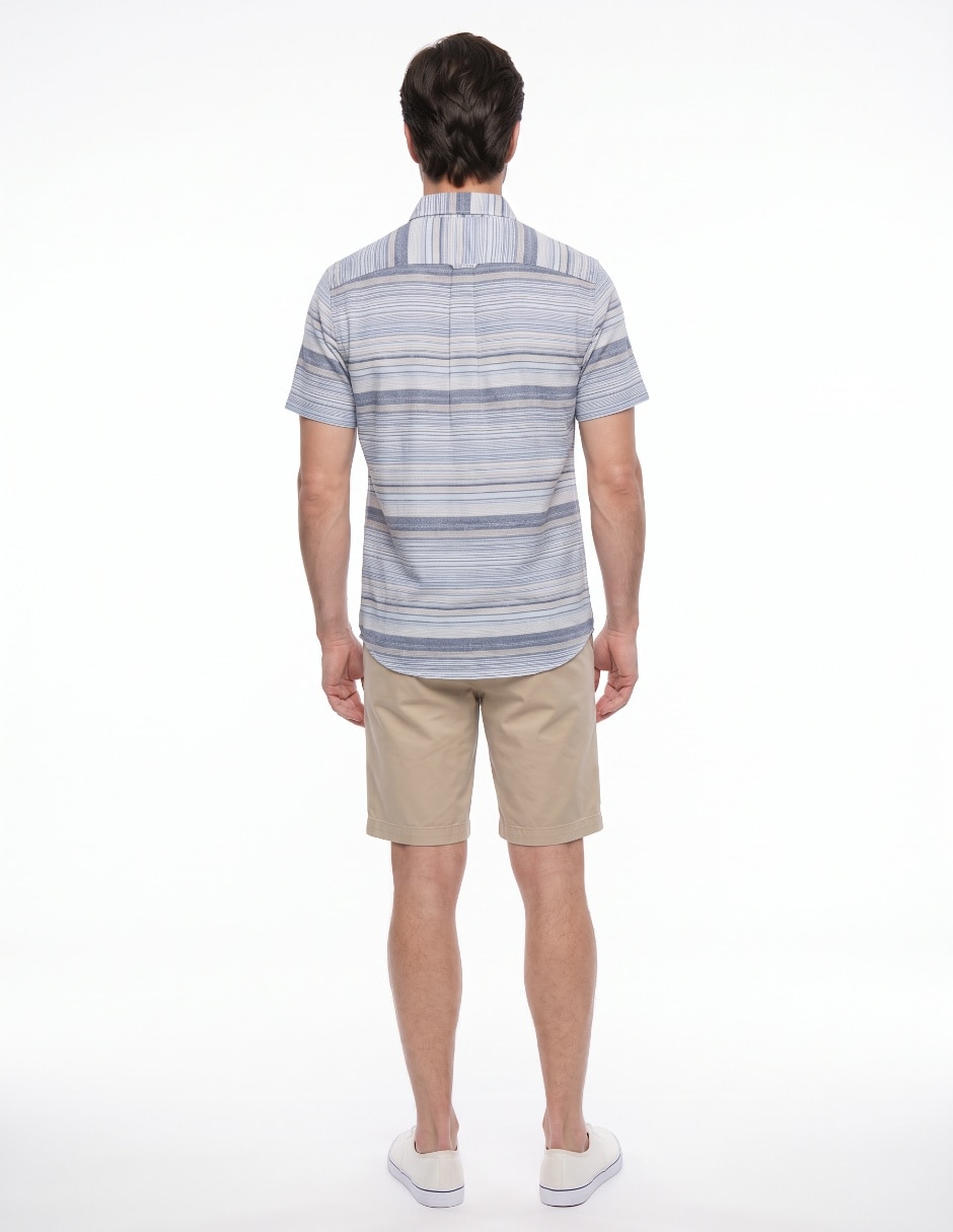 Camisa casual manga corta para hombre 2