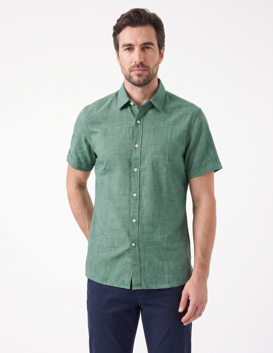 Camisa casual manga corta para hombre Camisa casual manga corta para hombre