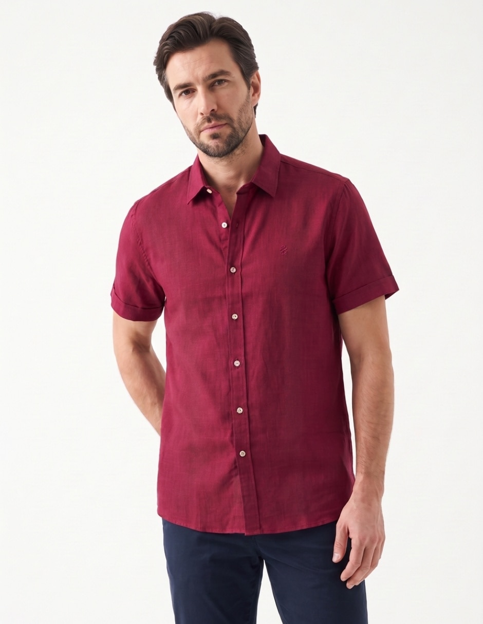 Camisa casual manga corta para hombre Camisa casual manga corta para hombre