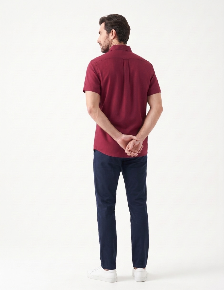 Camisa casual manga corta para hombre 2