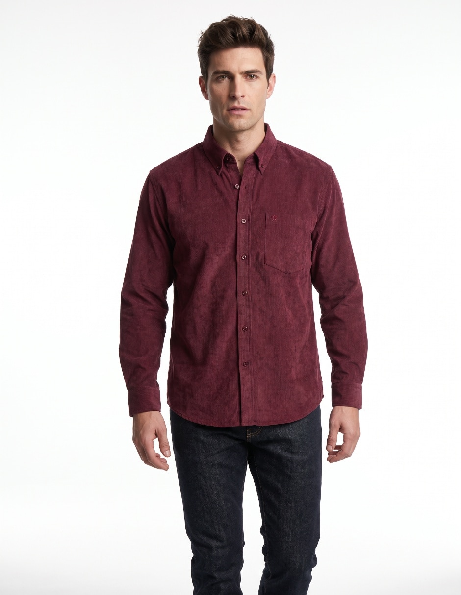 Camisa casual manga larga para hombre Camisa casual manga larga para hombre