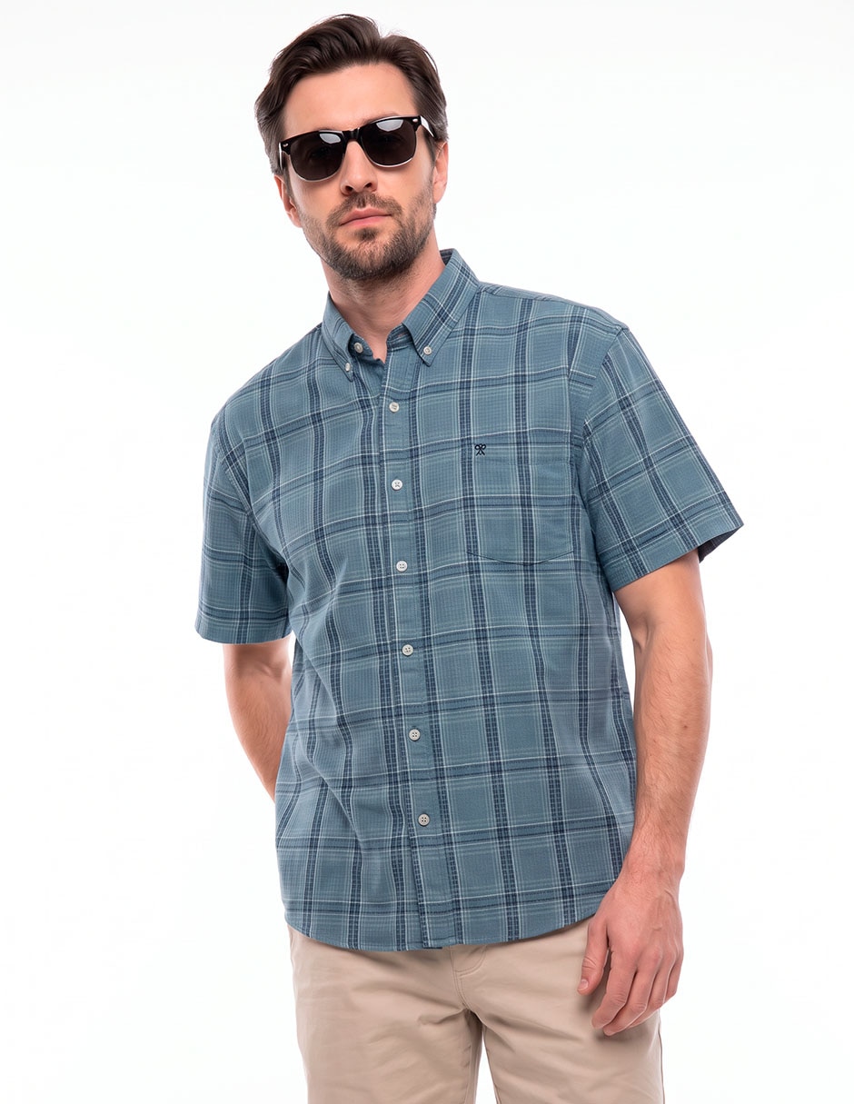 Camisa casual manga corta para hombre Camisa casual manga corta para hombre