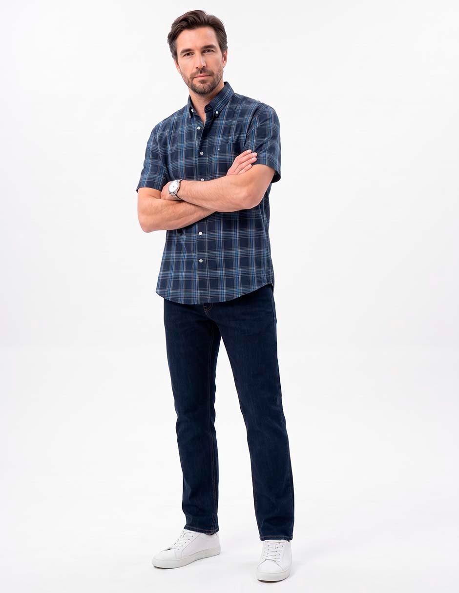 Camisa casual manga corta para hombre 3