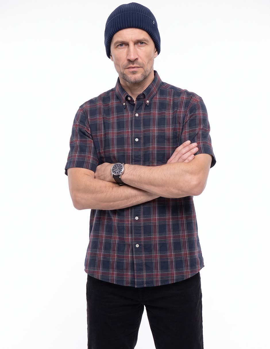 Camisa casual manga corta para hombre Camisa casual manga corta para hombre