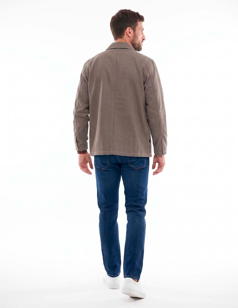 Camisa casual manga larga para hombre 2