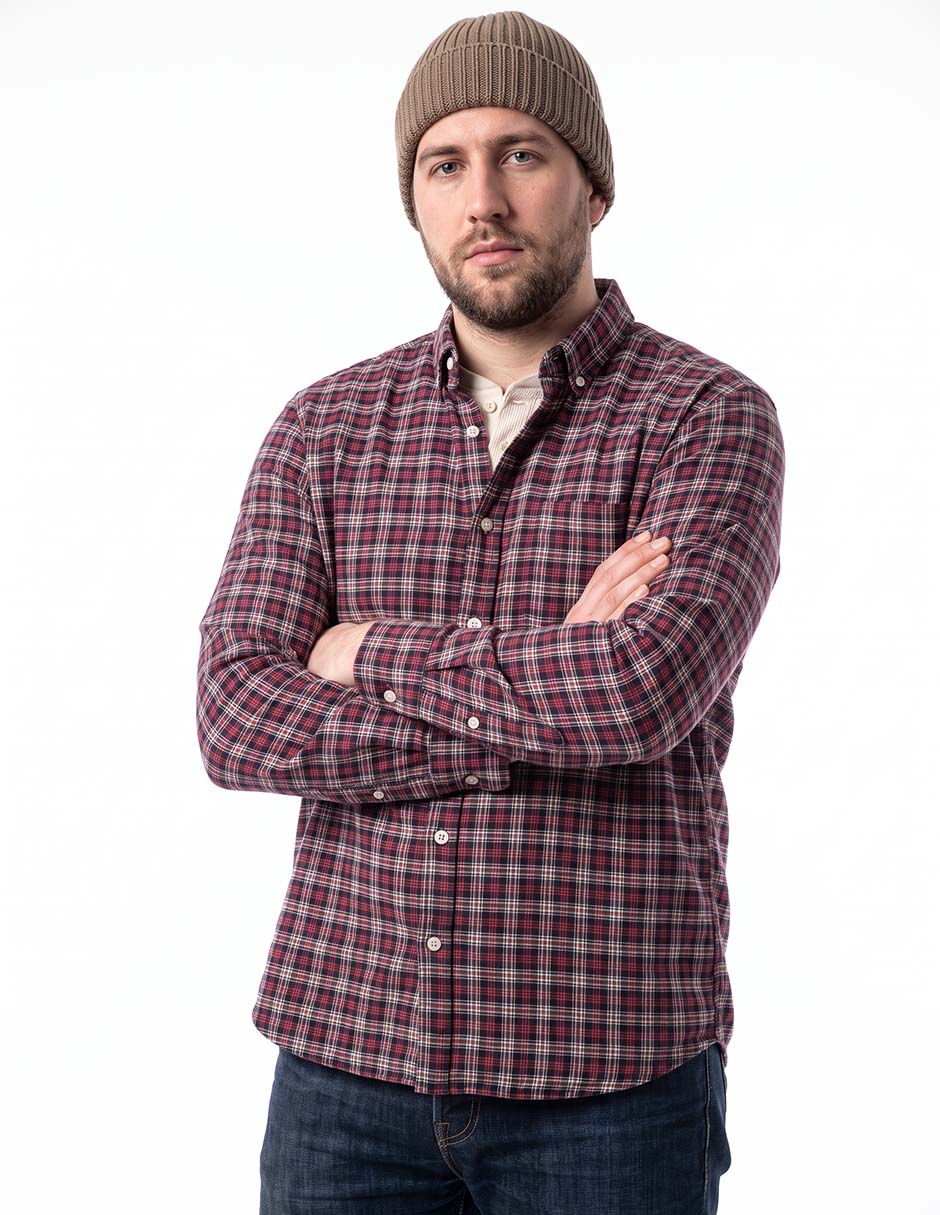Camisa casual manga larga para hombre Camisa casual manga larga para hombre