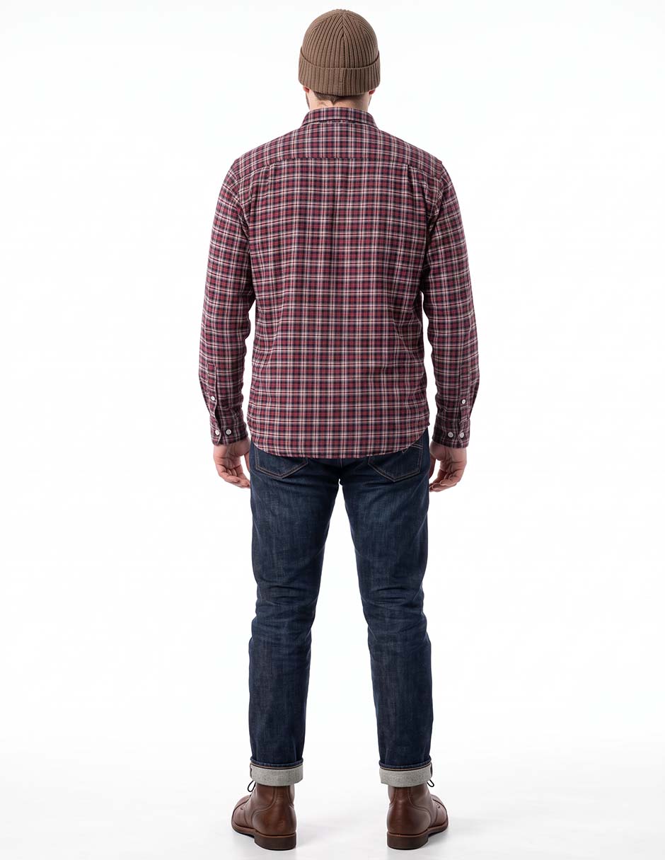 Camisa casual manga larga para hombre 3