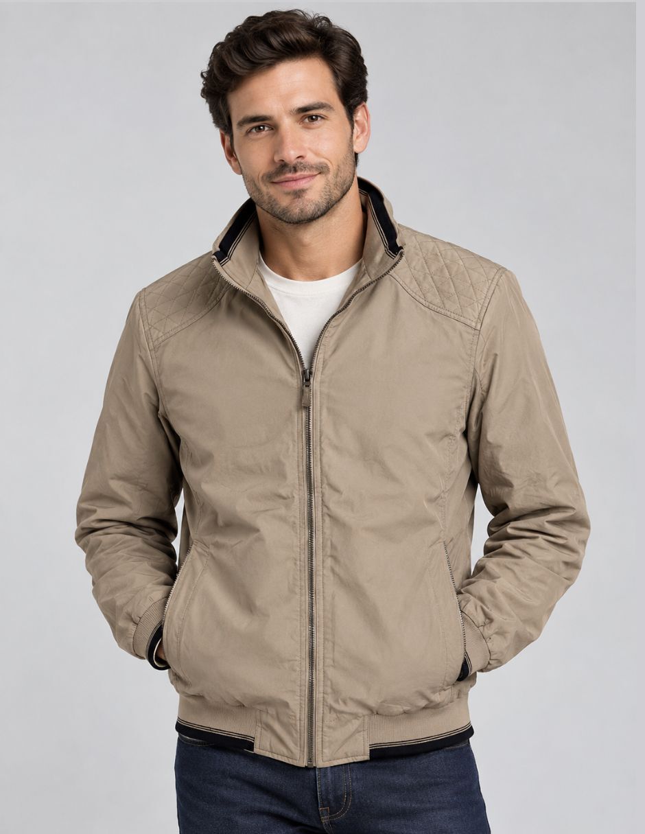 Chamarra bomber impermeable para hombre 4