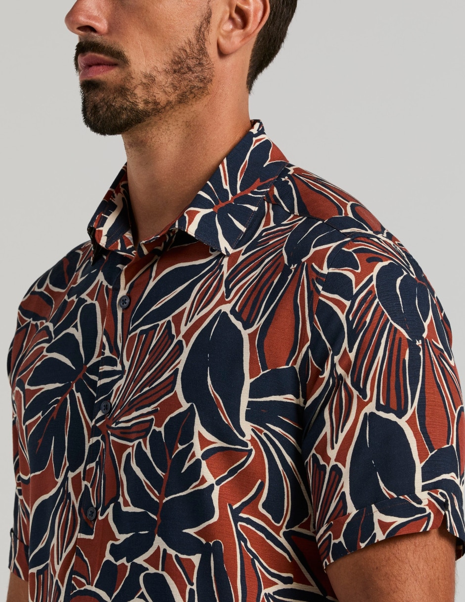 Camisa casual manga corta para hombre 2