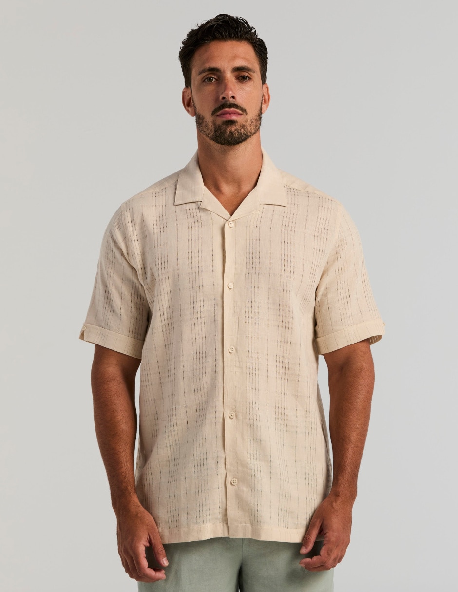 Camisa casual manga corta para hombre Camisa casual manga corta para hombre