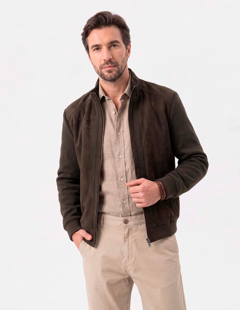 Chamarra de gamuza para hombre 4