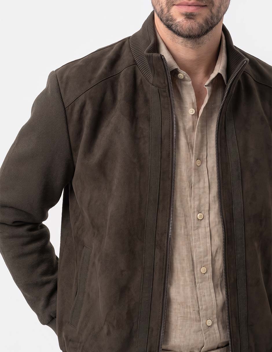 Chamarra de gamuza para hombre 2