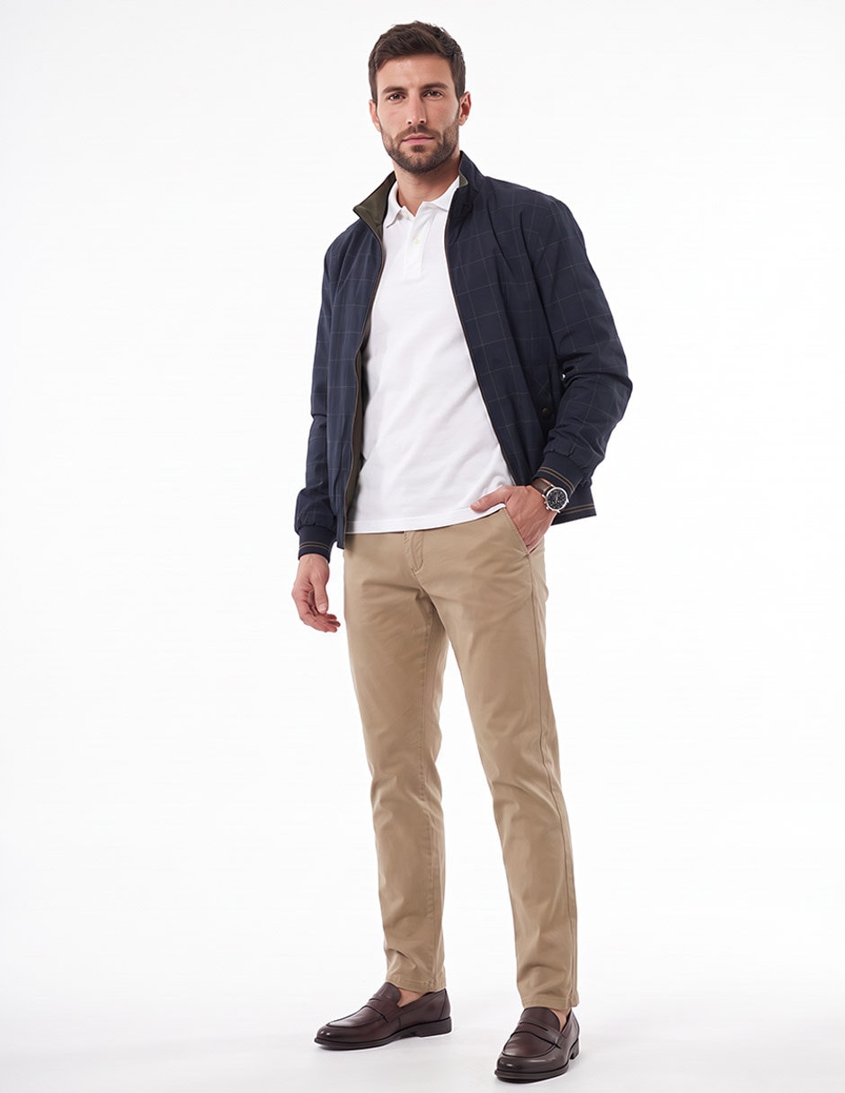 Chamarra bomber con bolsillos para hombre 3
