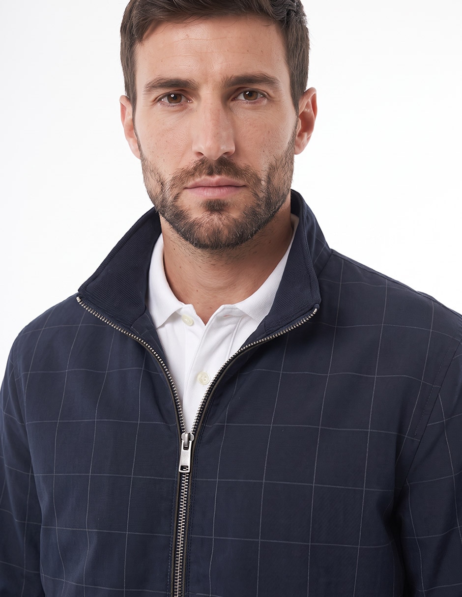 Chamarra bomber con bolsillos para hombre 4