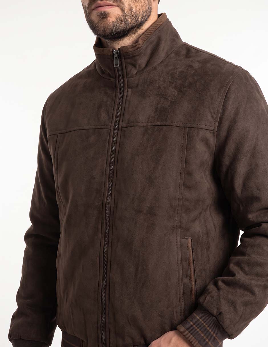 Chamarra casual con bolsillos para hombre