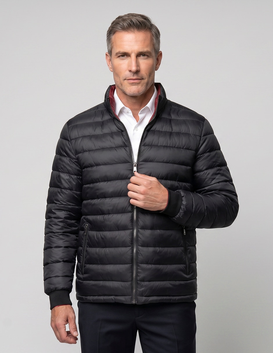 Chamarra casual reversible para hombre