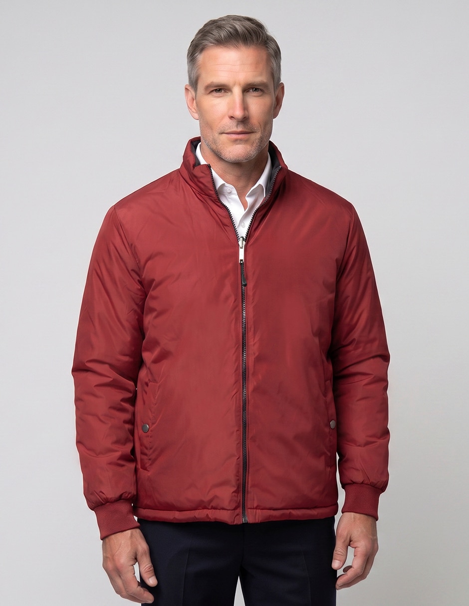Chamarra casual reversible para hombre