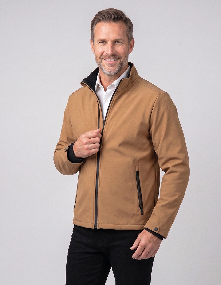 Chamarra casual con bolsillos para hombre 5