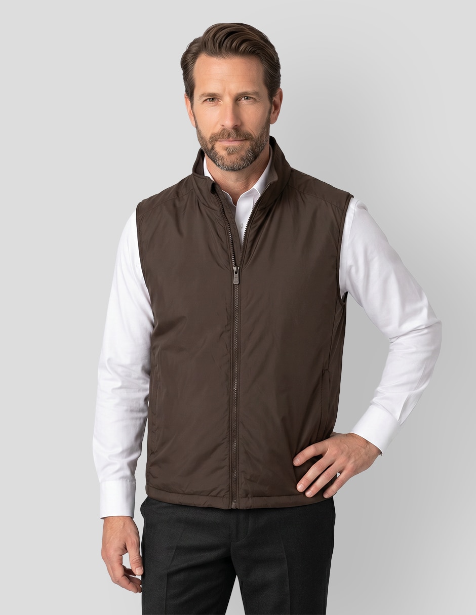 Chaleco No Poliéster Reversible para hombre Chaleco No Poliéster Reversible para hombre