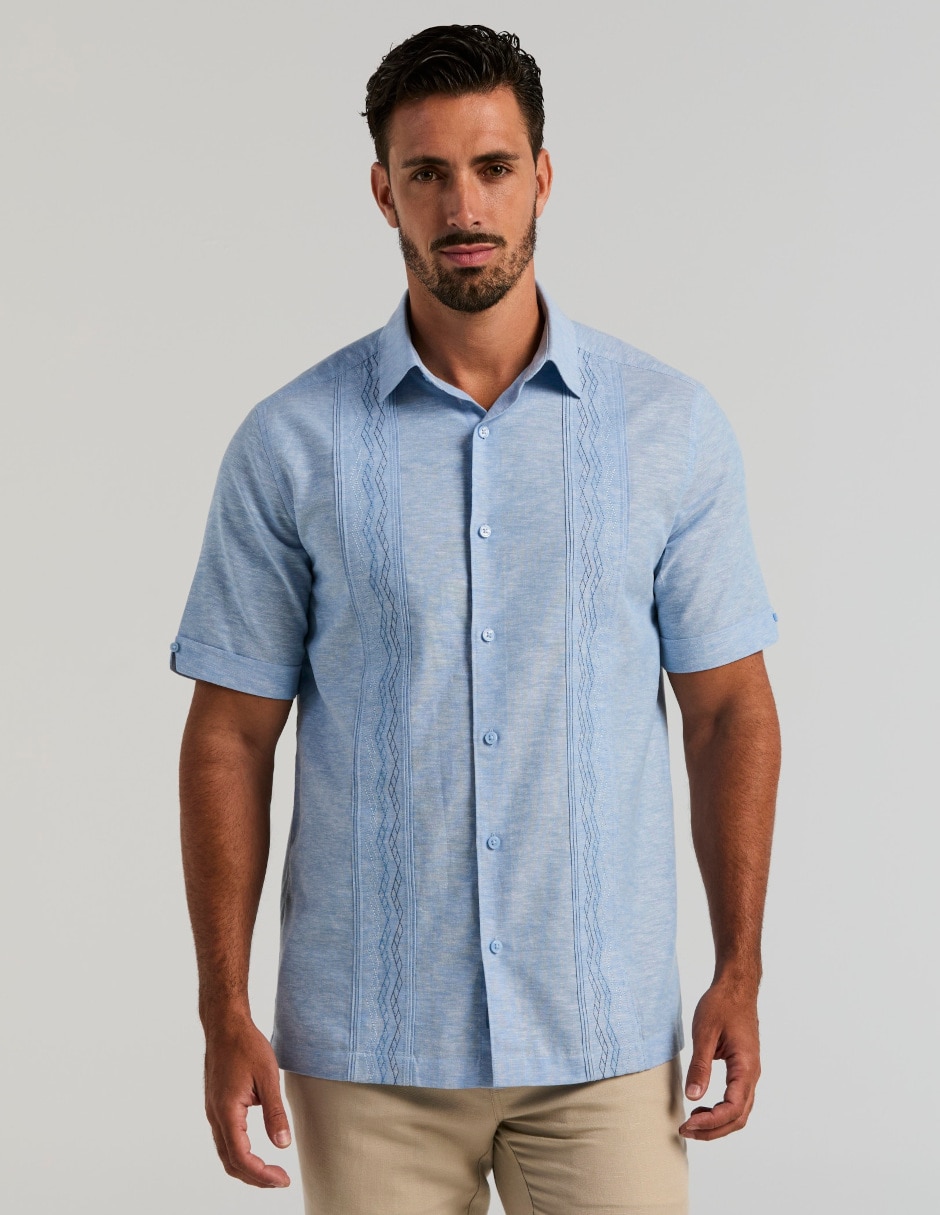 Guayabera manga corta para hombre Guayabera manga corta para hombre