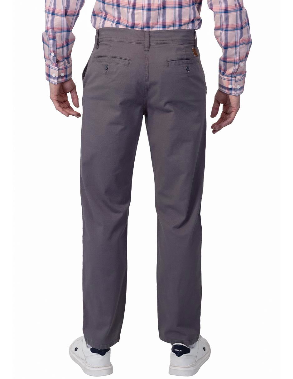 Pantalón casual chino recto para hombre 4
