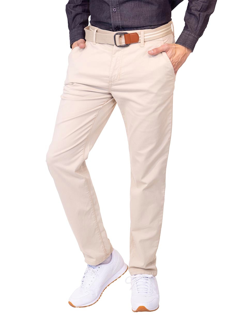 Pantalón casual chino recto para hombre Pantalón casual chino recto para hombre