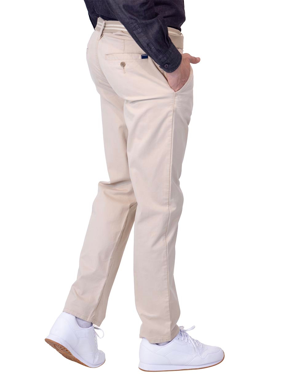 Pantalón casual chino recto para hombre 3