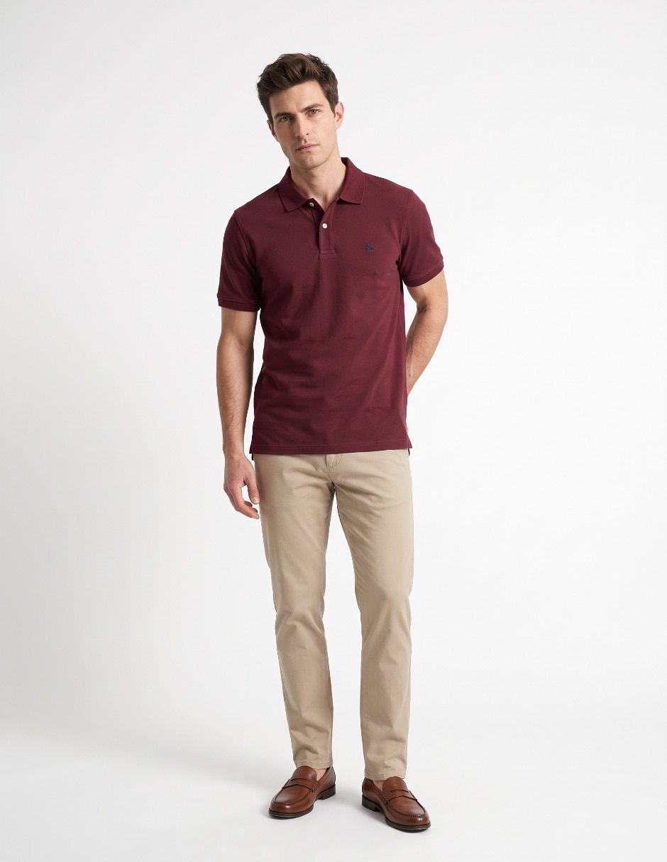 Playera tipo polo para hombre