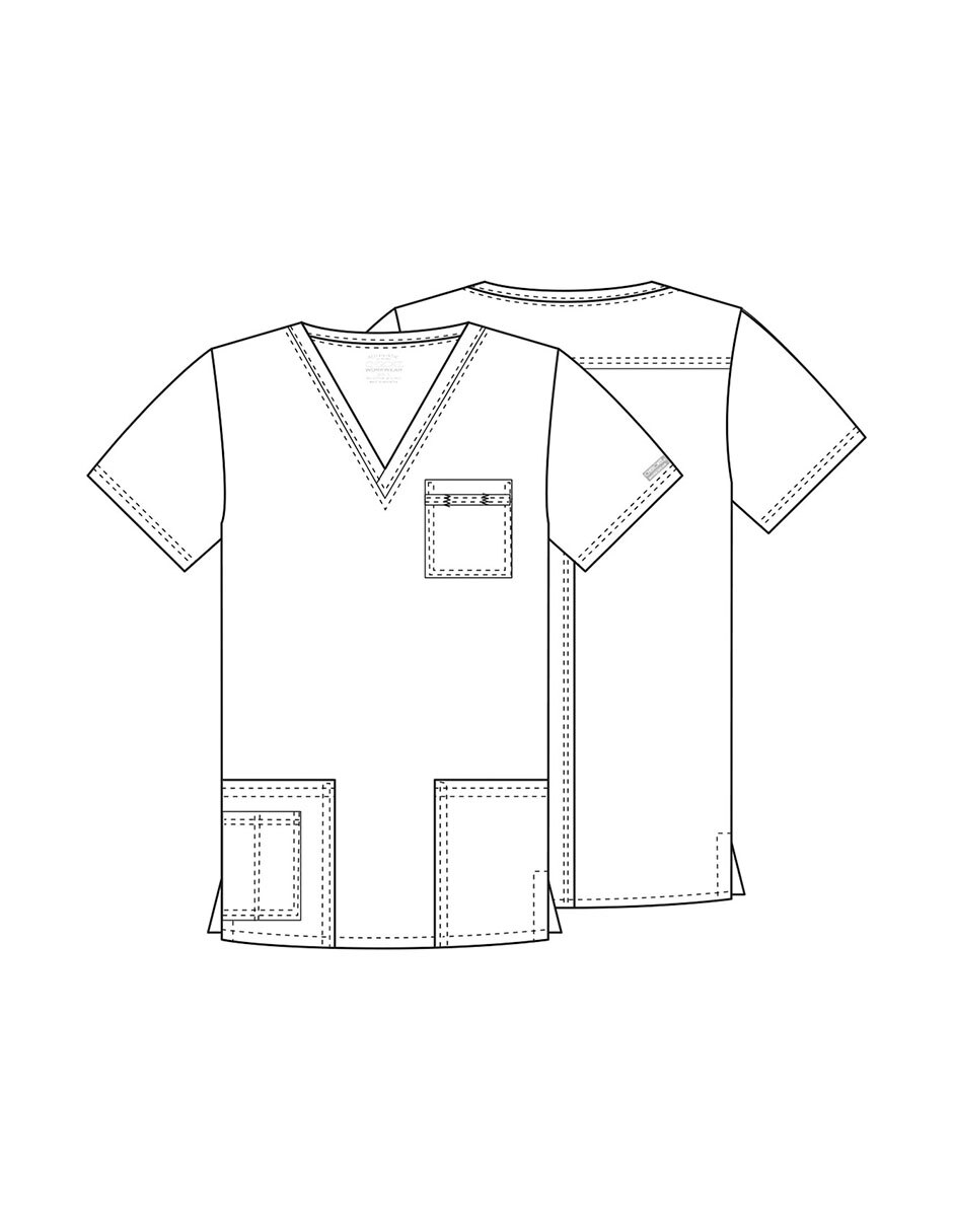 Pijama quirúrgica estilo regular para hombre 8