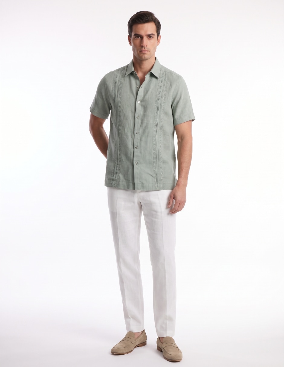 Guayabera manga corta para hombre Guayabera manga corta para hombre