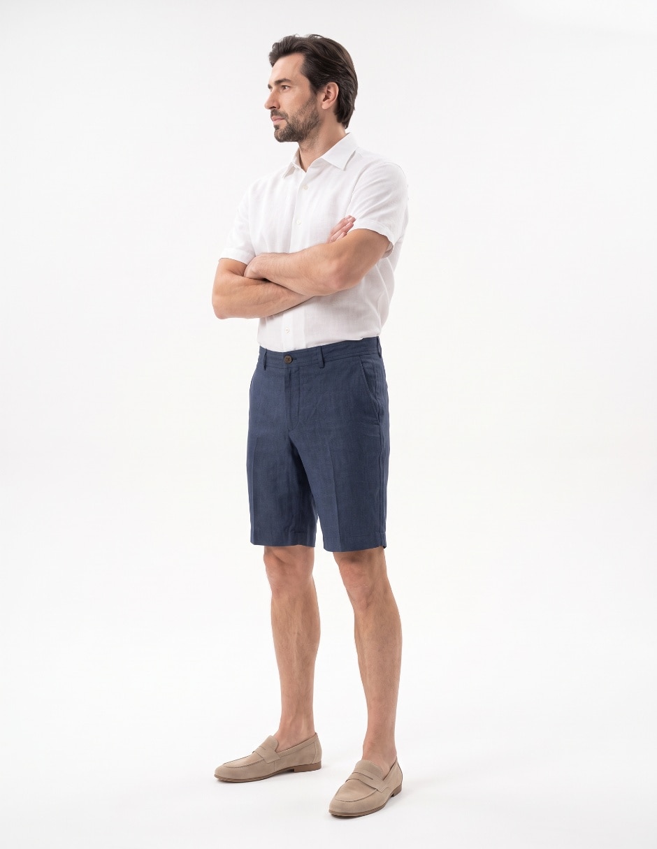Bermuda de lino para hombre 3