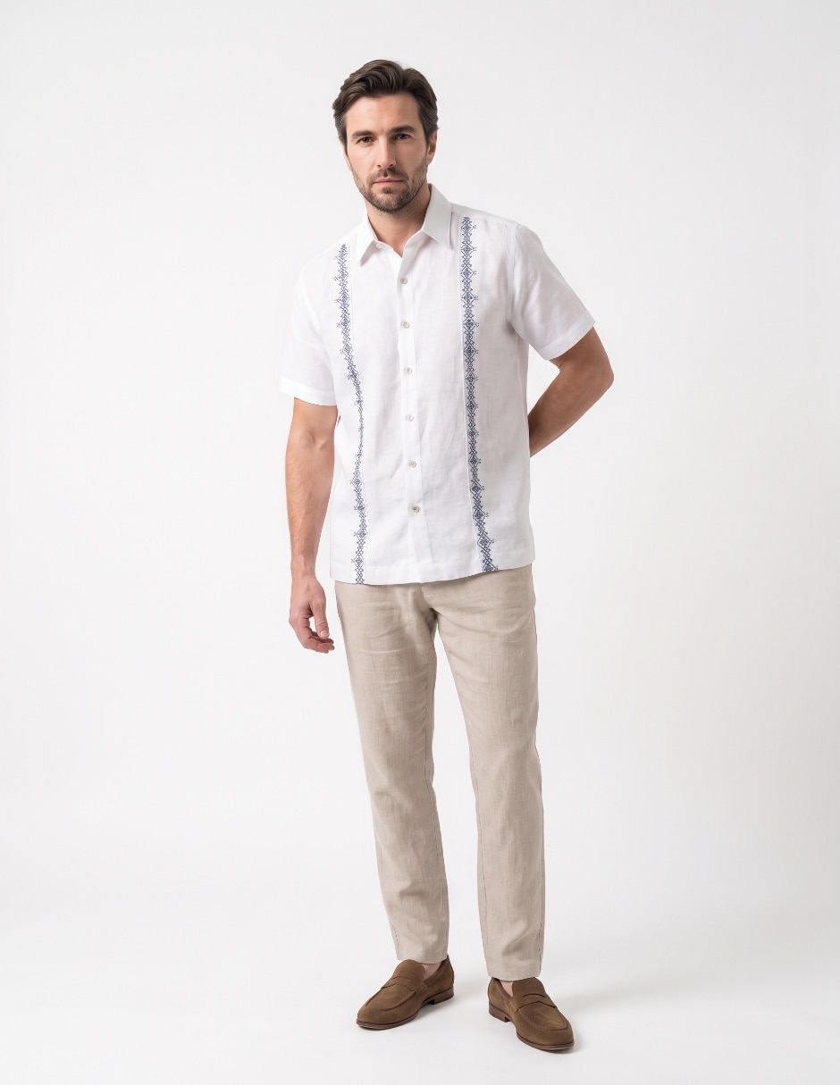 Guayabera manga corta para hombre Guayabera manga corta para hombre
