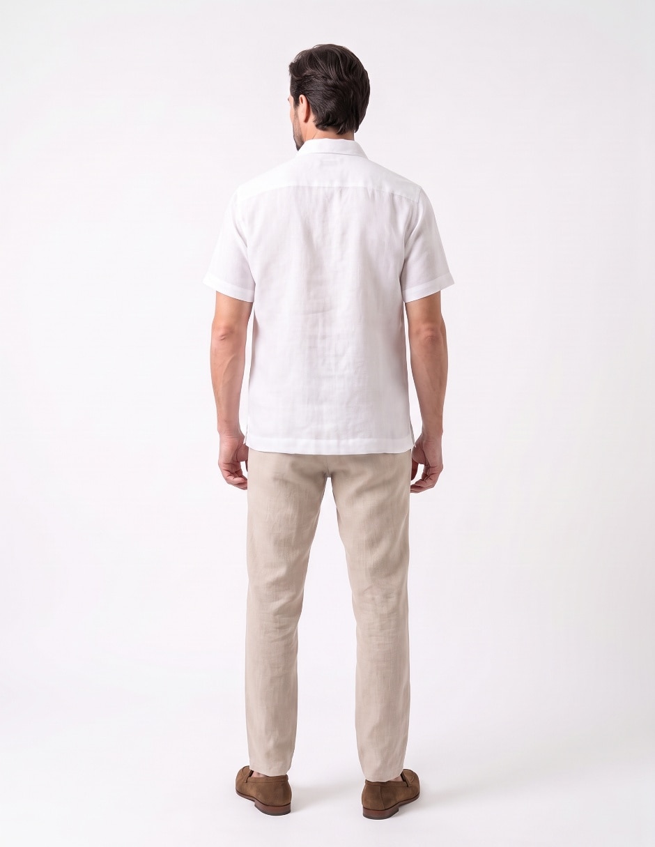 Guayabera manga corta para hombre 2