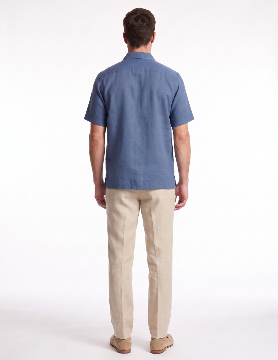 Guayabera manga corta para hombre 2