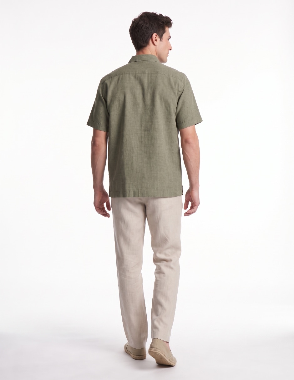 Guayabera manga corta para hombre 2