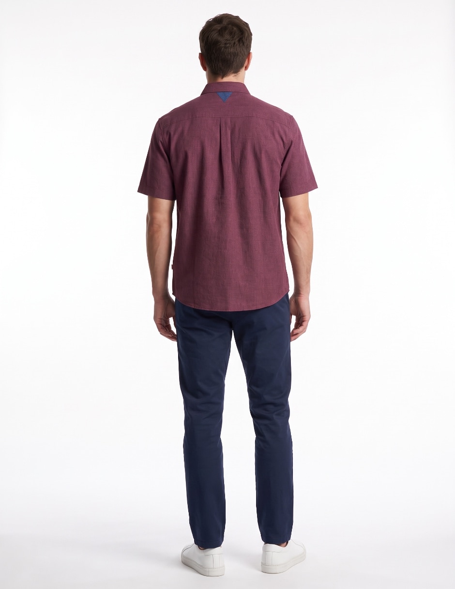 Camisa casual manga corta para hombre 2