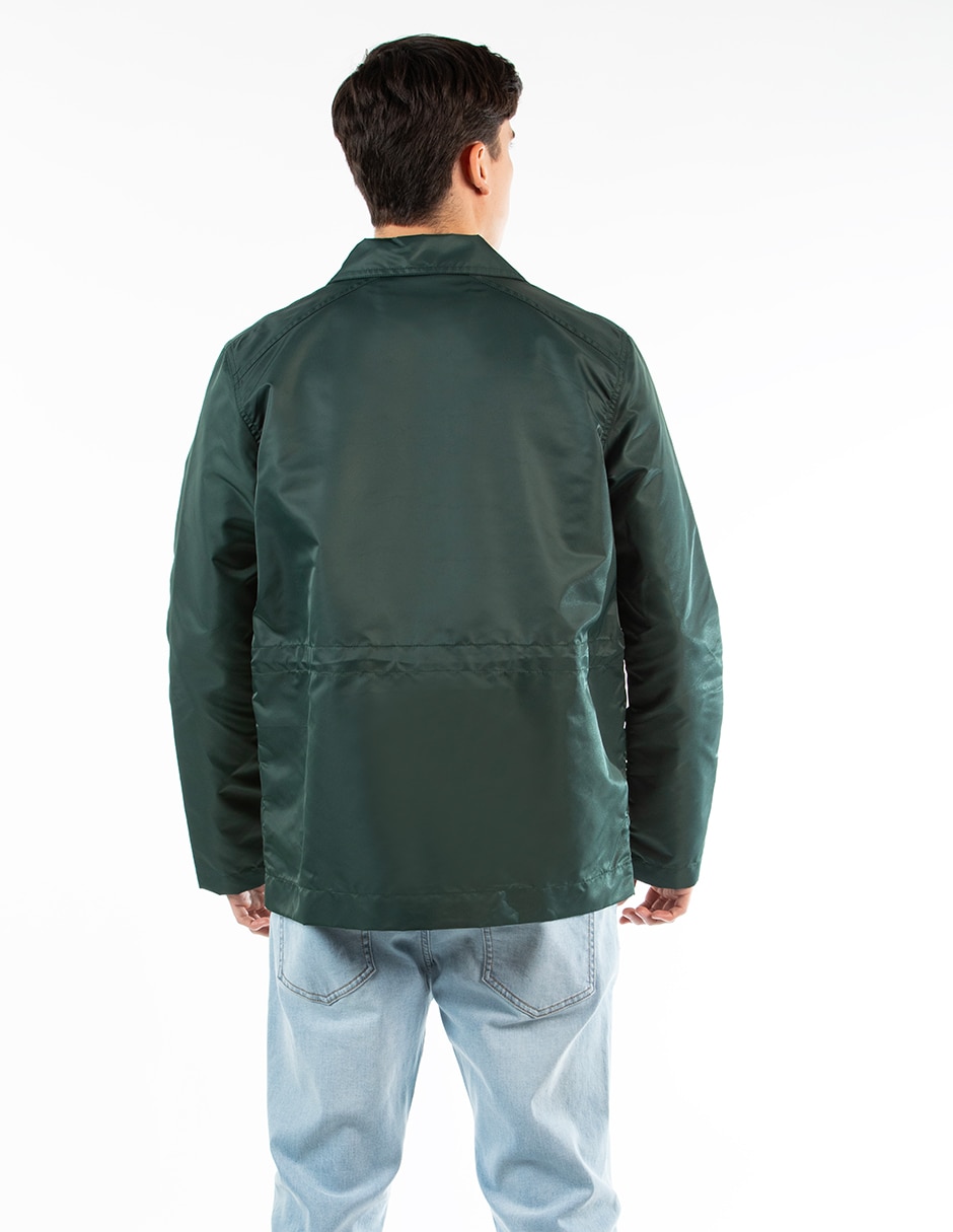 Chamarra casual con bolsillos para hombre 2
