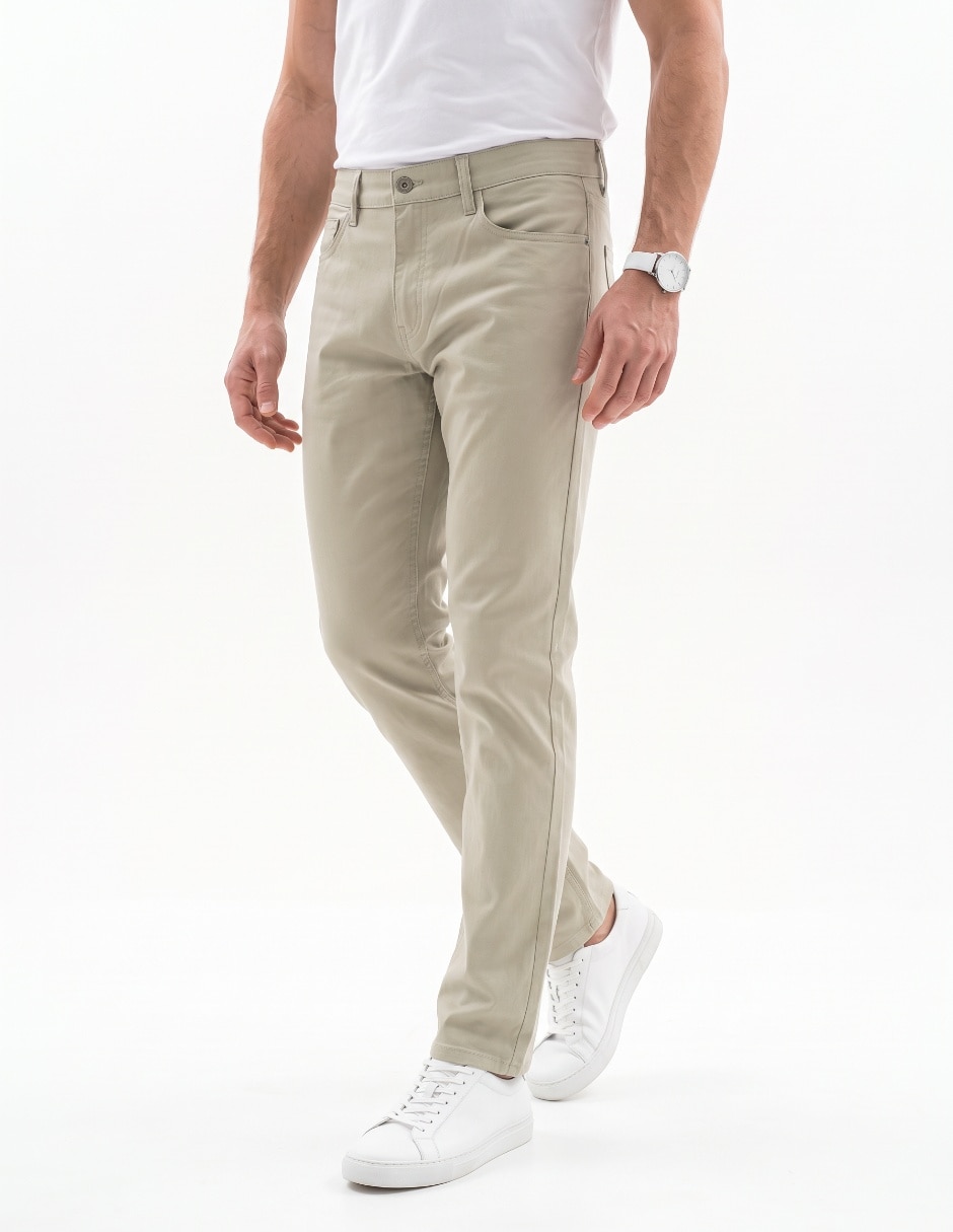Pantalón Straight de algodón para hombre