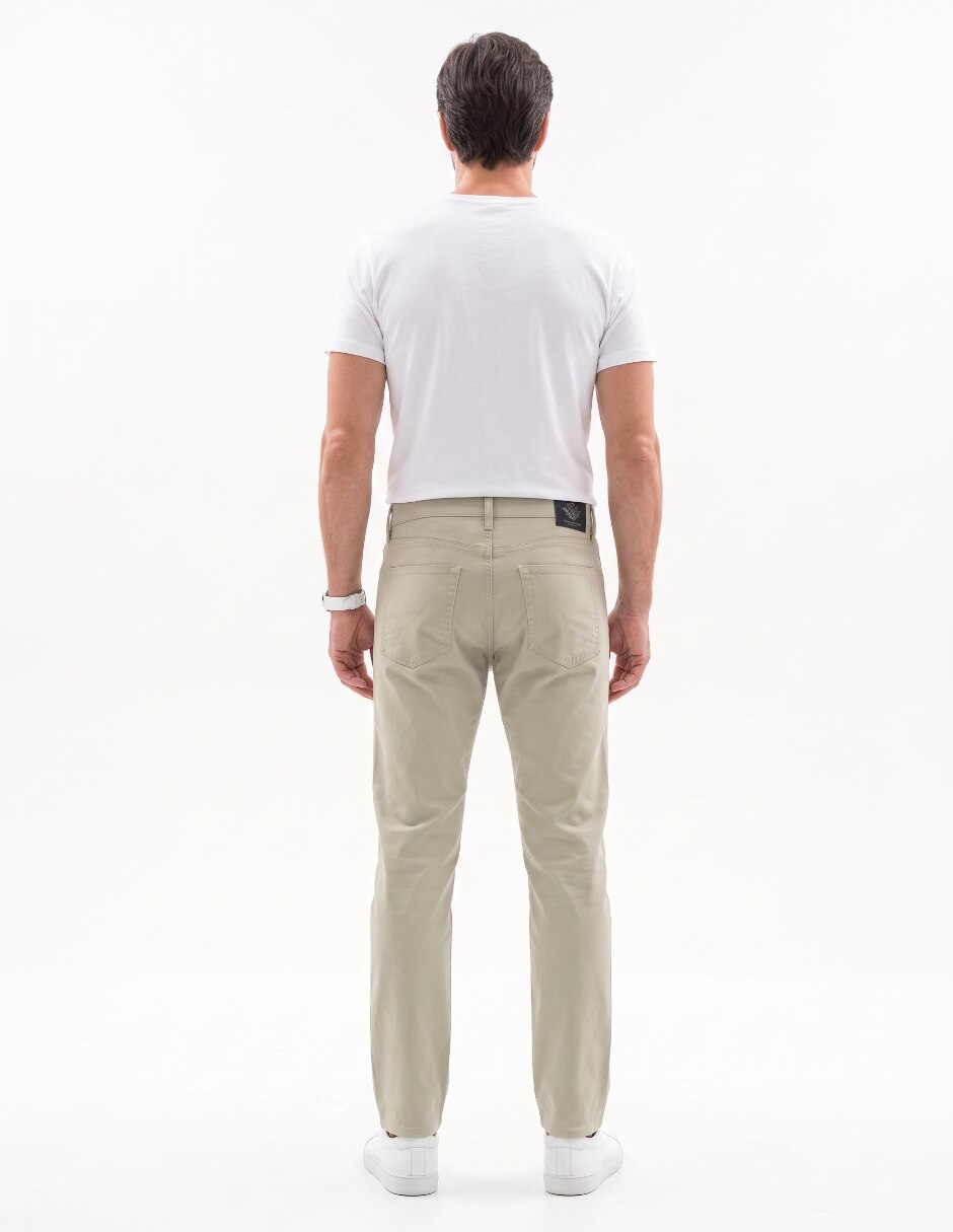 Pantalón Straight de algodón para hombre 2