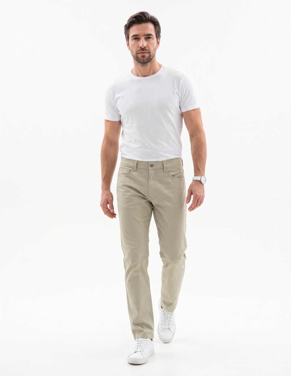 Pantalón Straight de algodón para hombre 3