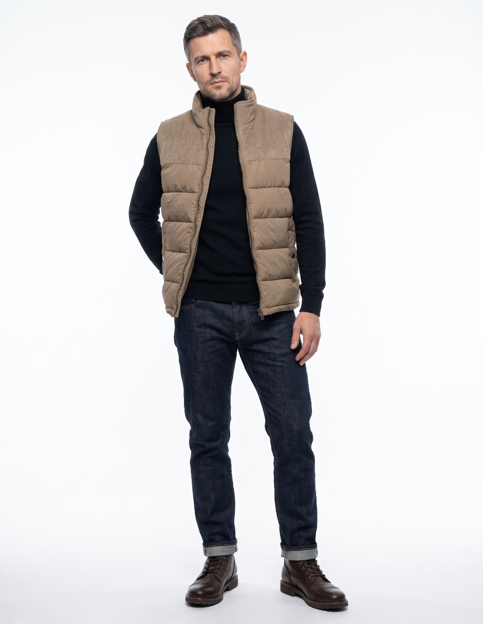 Chaleco capitonado para hombre 1