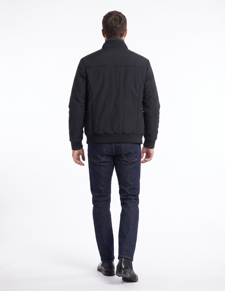 Chamarra casual con bolsillos para hombre 2