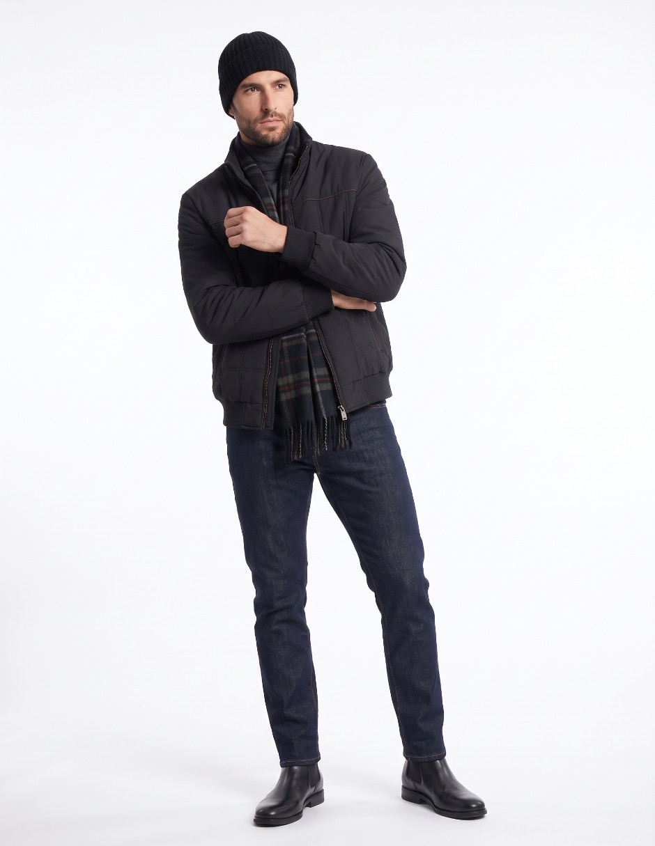 Chamarra casual con bolsillos para hombre 4