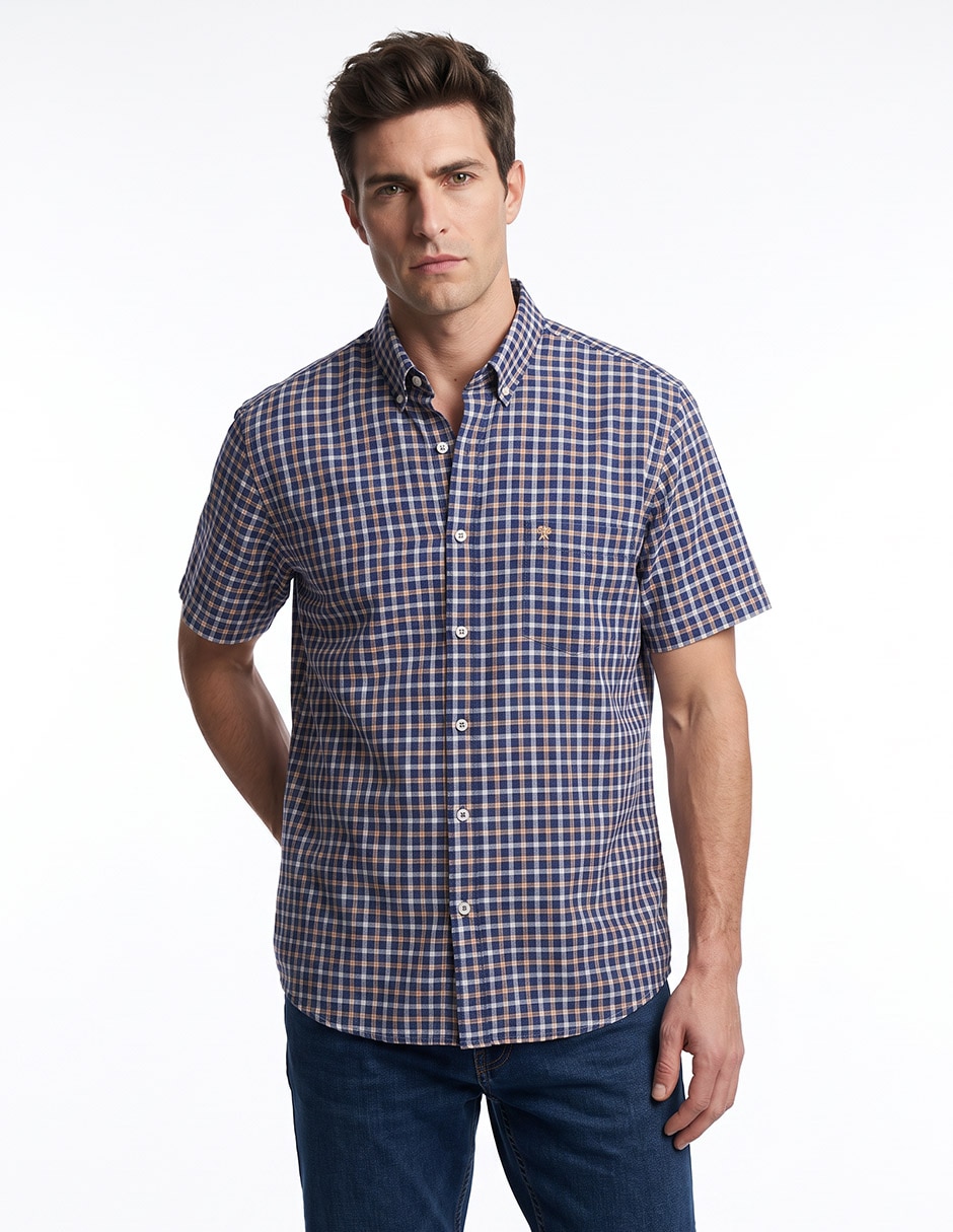 Camisa casual manga corta para hombre Camisa casual manga corta para hombre