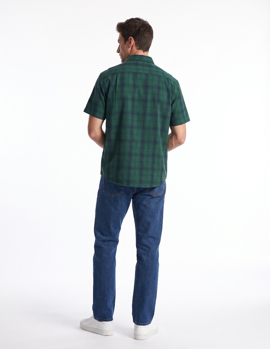 Camisa casual manga corta para hombre 2