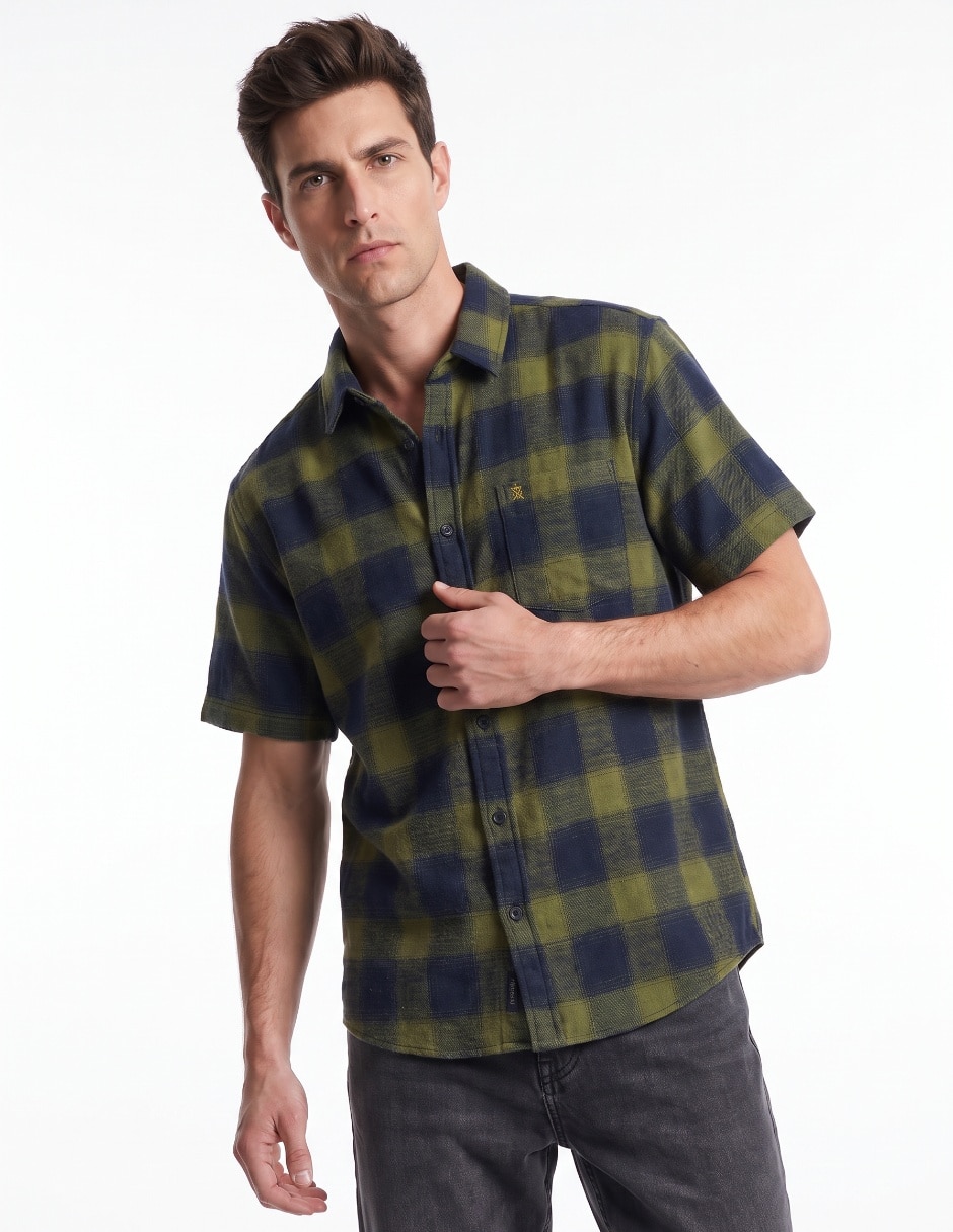 Camisa casual manga corta para hombre Camisa casual manga corta para hombre