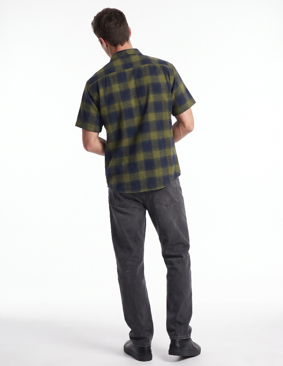 Camisa casual manga corta para hombre 2