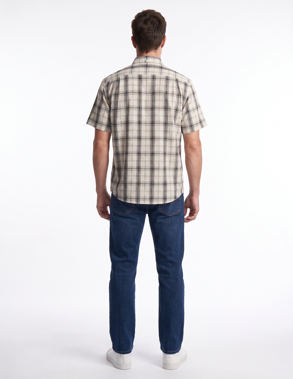 Camisa casual manga corta para hombre 2