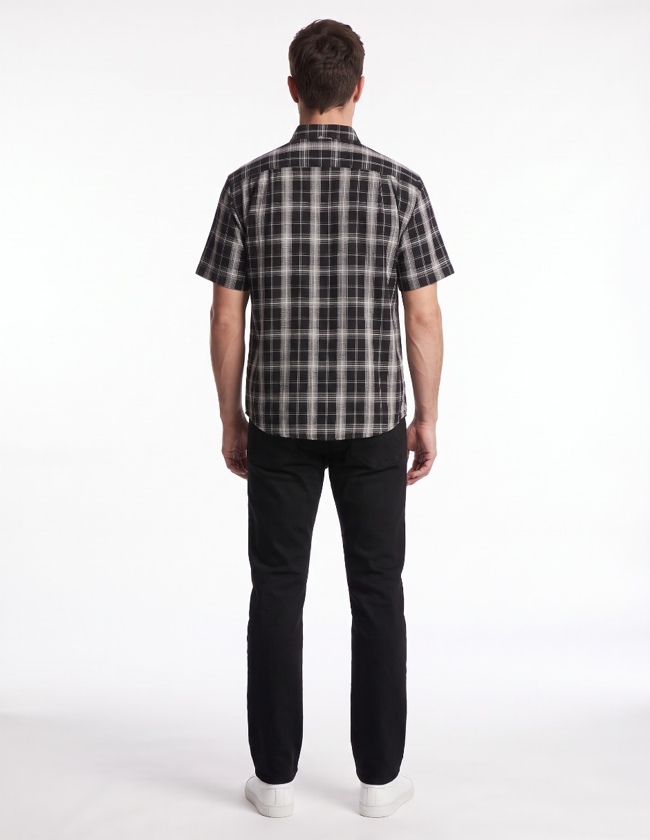 Camisa casual manga corta para hombre 2
